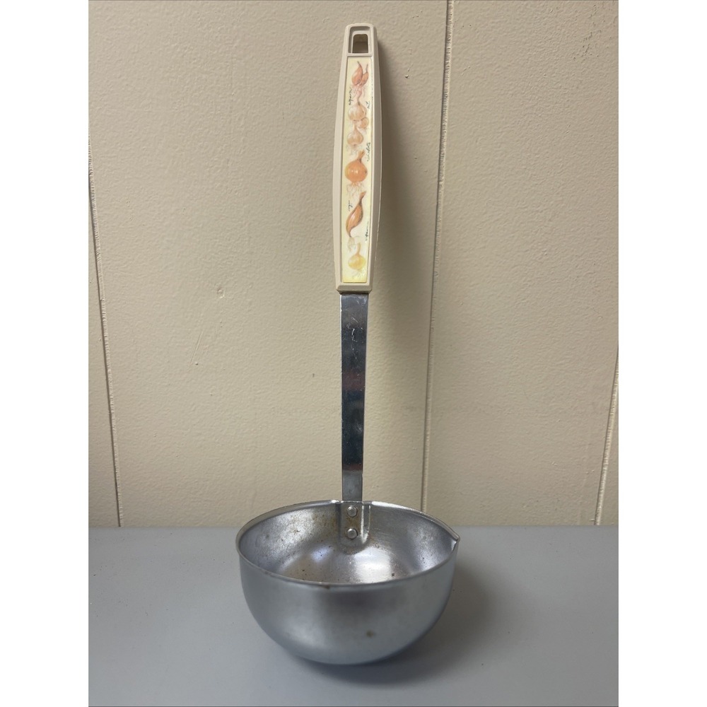 Ekco USA Onion Pattern Serving Spoon‎ Ladle utensil Vintage